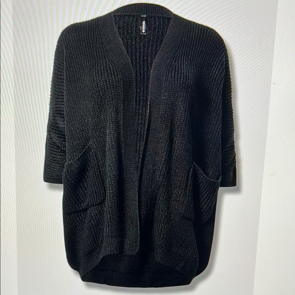 Women's Torrid  knit Black Cardigan